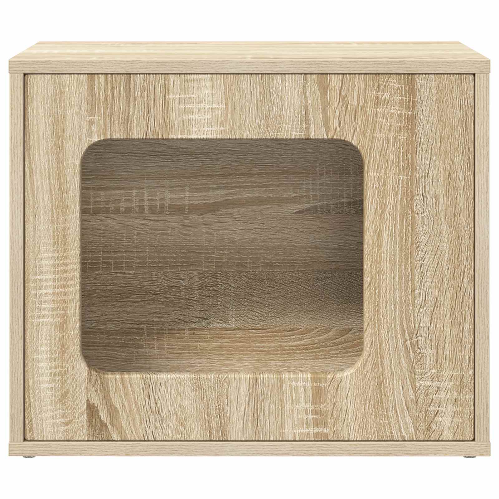 Kattenhuis Sonoma 51 x 30 x 42,5 cm Bewerkt hout