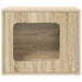 Kattenhuis Sonoma 51 x 30 x 42,5 cm Bewerkt hout