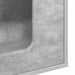 Kattenhuis Beton 51 x 30 x 42,5 cm Bewerkt hout