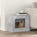 Kattenhuis Beton 51 x 30 x 42,5 cm Bewerkt hout