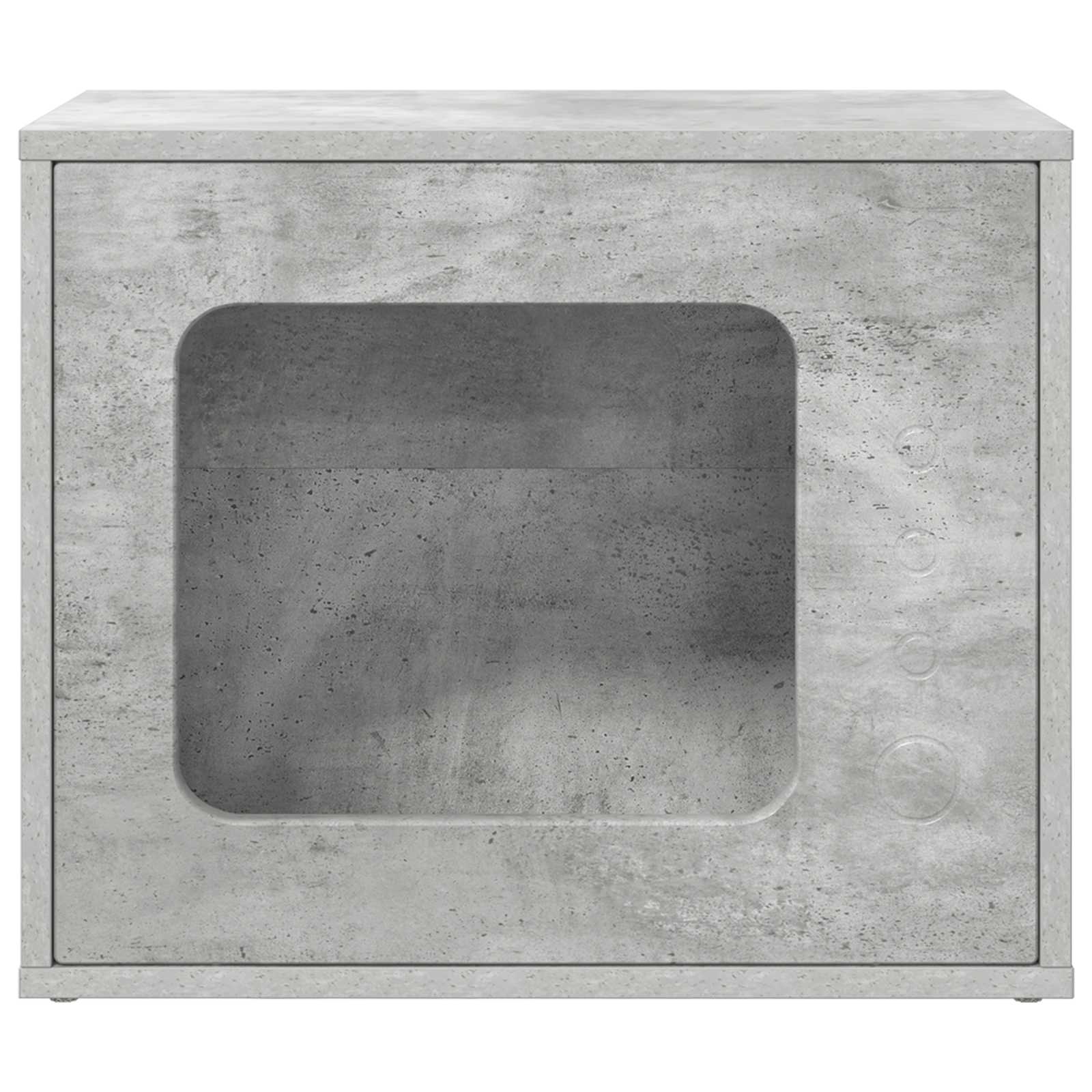 Kattenhuis Beton 51 x 30 x 42,5 cm Bewerkt hout