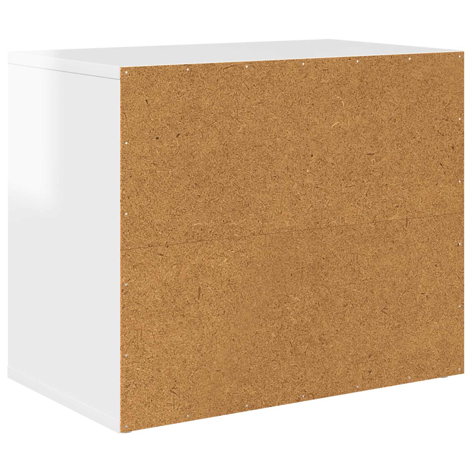 Kattenhuis Glanzend Wit 51 x 30 x 42,5 cm Bewerkt hout