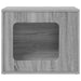 Kattenhuis Grijs Sonoma 51 x 30 x 42,5 cm Bewerkt hout