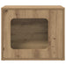 Kattenhuis Ambachtelijk eiken 51 x 30 x 42,5 cm Bewerkt hout