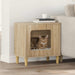 Kattenhuis Sonoma 51 x 30 x 52 cm Bewerkt hout
