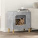 Kattenhuis Beton 51 x 30 x 52 cm Bewerkt hout