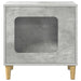 Kattenhuis Beton 51 x 30 x 52 cm Bewerkt hout