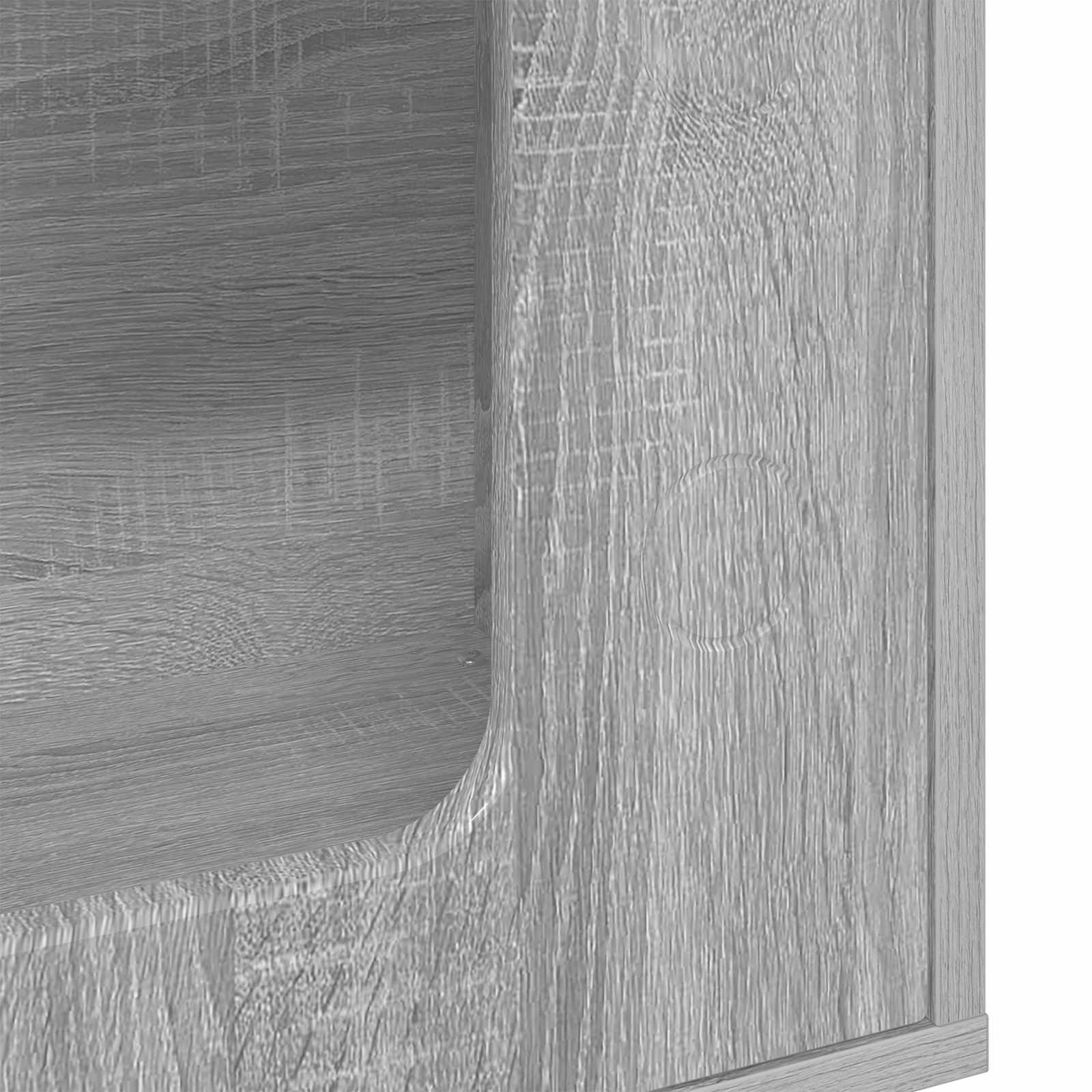 Kattenhuis Grijs Sonoma 51 x 30 x 52 cm Bewerkt hout
