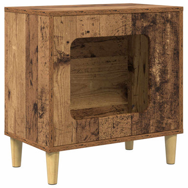 Kattenhuis Oudhout 51 x 30 x 52 cm Bewerkt hout