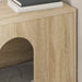 Kattenhuis Sonoma 51 x 30 x 52 cm Bewerkt hout