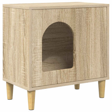 Kattenhuis Sonoma 51 x 30 x 52 cm Bewerkt hout