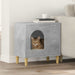 Kattenhuis Beton 51 x 30 x 52 cm Bewerkt hout