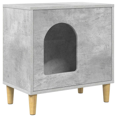 Kattenhuis Beton 51 x 30 x 52 cm Bewerkt hout