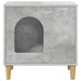 Kattenhuis Beton 51 x 30 x 52 cm Bewerkt hout