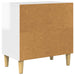 Kattenhuis Glanzend Wit 51 x 30 x 52 cm Bewerkt hout