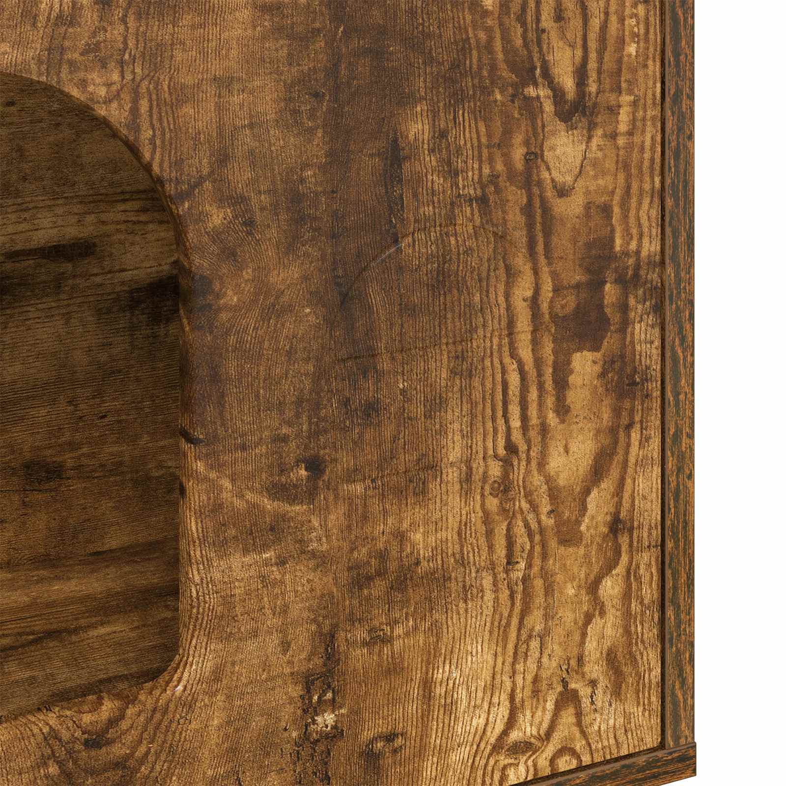 Kattenhuis Gerookt eiken 51 x 30 x 52 cm Bewerkt hout