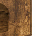 Kattenhuis Gerookt eiken 51 x 30 x 52 cm Bewerkt hout