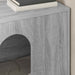 Kattenhuis Grijs Sonoma 51 x 30 x 52 cm Bewerkt hout