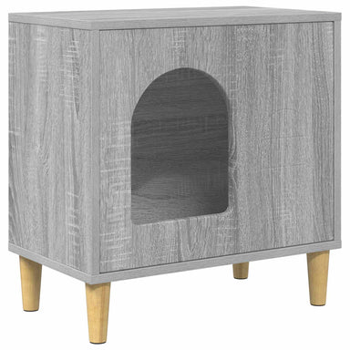 Kattenhuis Grijs Sonoma 51 x 30 x 52 cm Bewerkt hout
