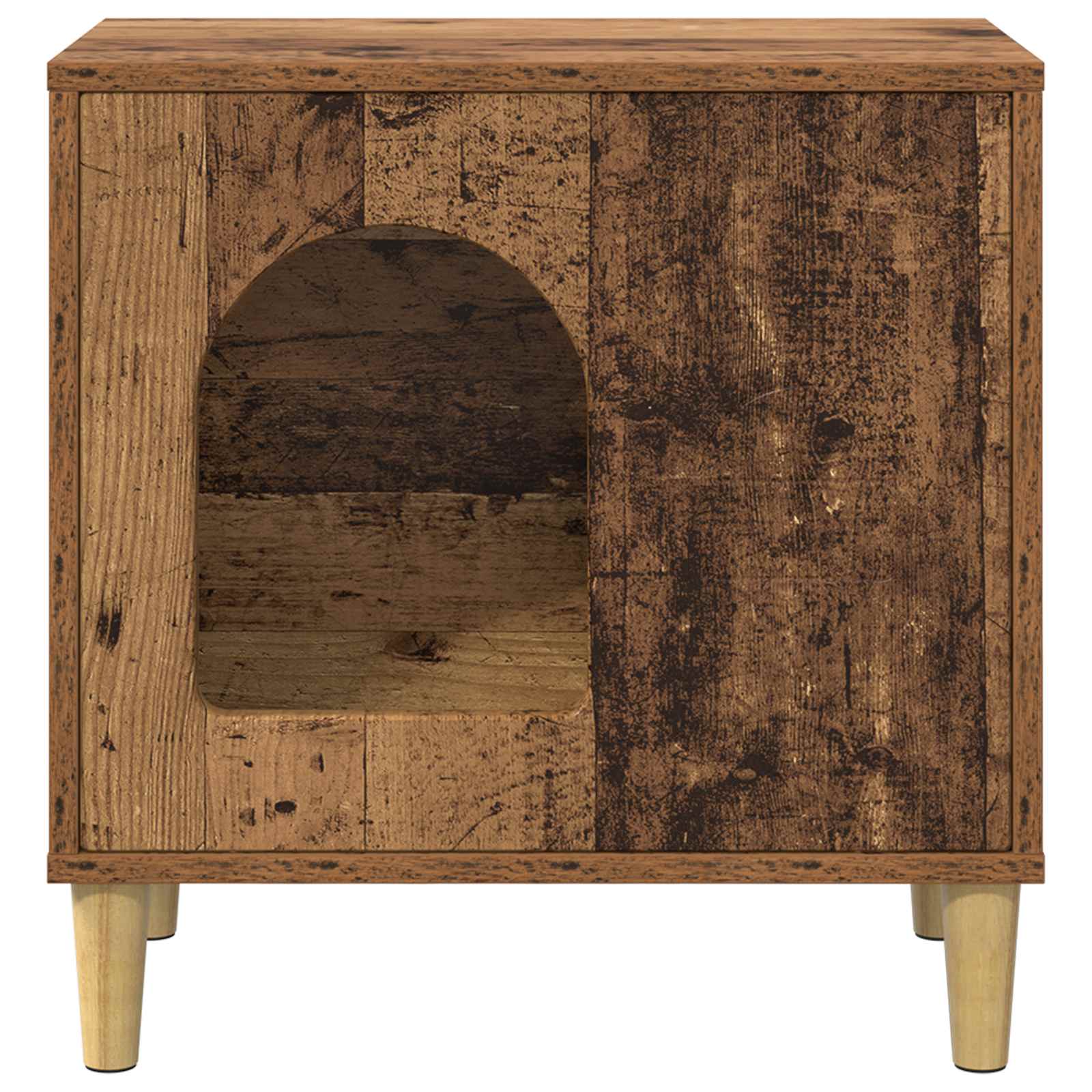 Kattenhuis Oudhout 51 x 30 x 52 cm Bewerkt hout
