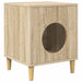 Kattenhuis Sonoma 42,5 x 40 x 53 cm Bewerkt hout