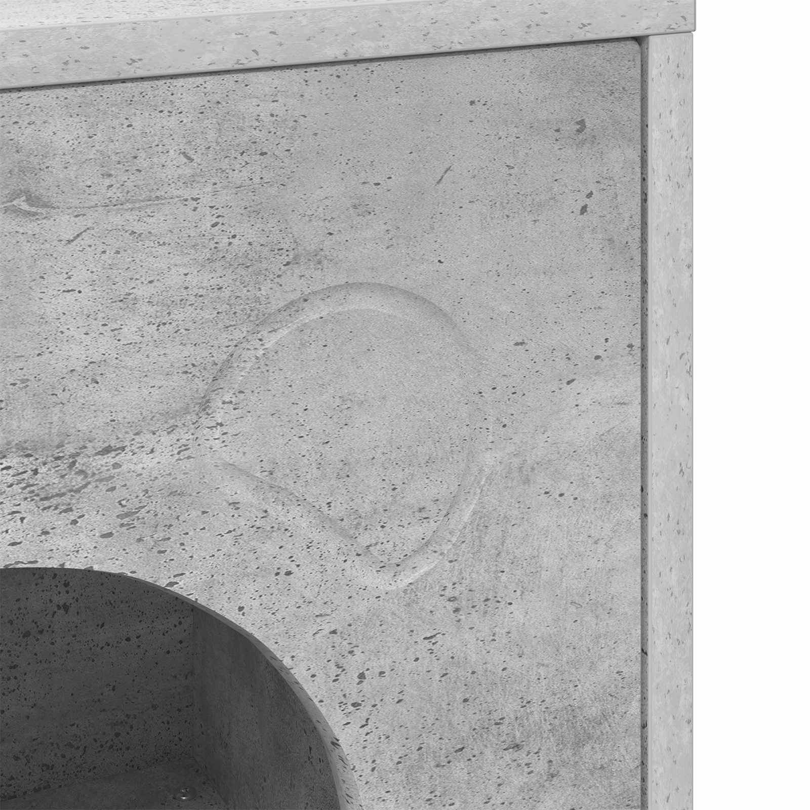 Kattenhuis Beton 42,5 x 40 x 53 cm Bewerkt hout