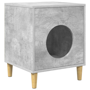 Kattenhuis Beton 42,5 x 40 x 53 cm Bewerkt hout