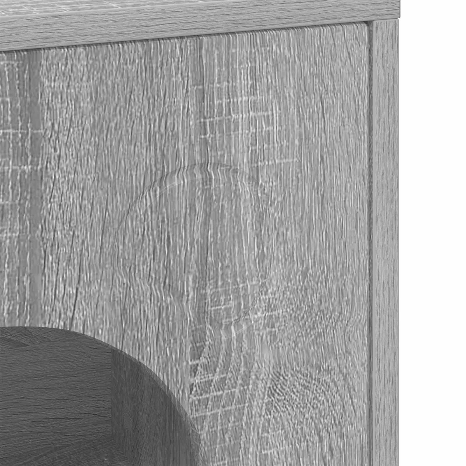 Kattenhuis Grijs Sonoma 42,5 x 40 x 53 cm Bewerkt hout