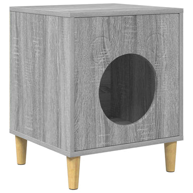 Kattenhuis Grijs Sonoma 42,5 x 40 x 53 cm Bewerkt hout