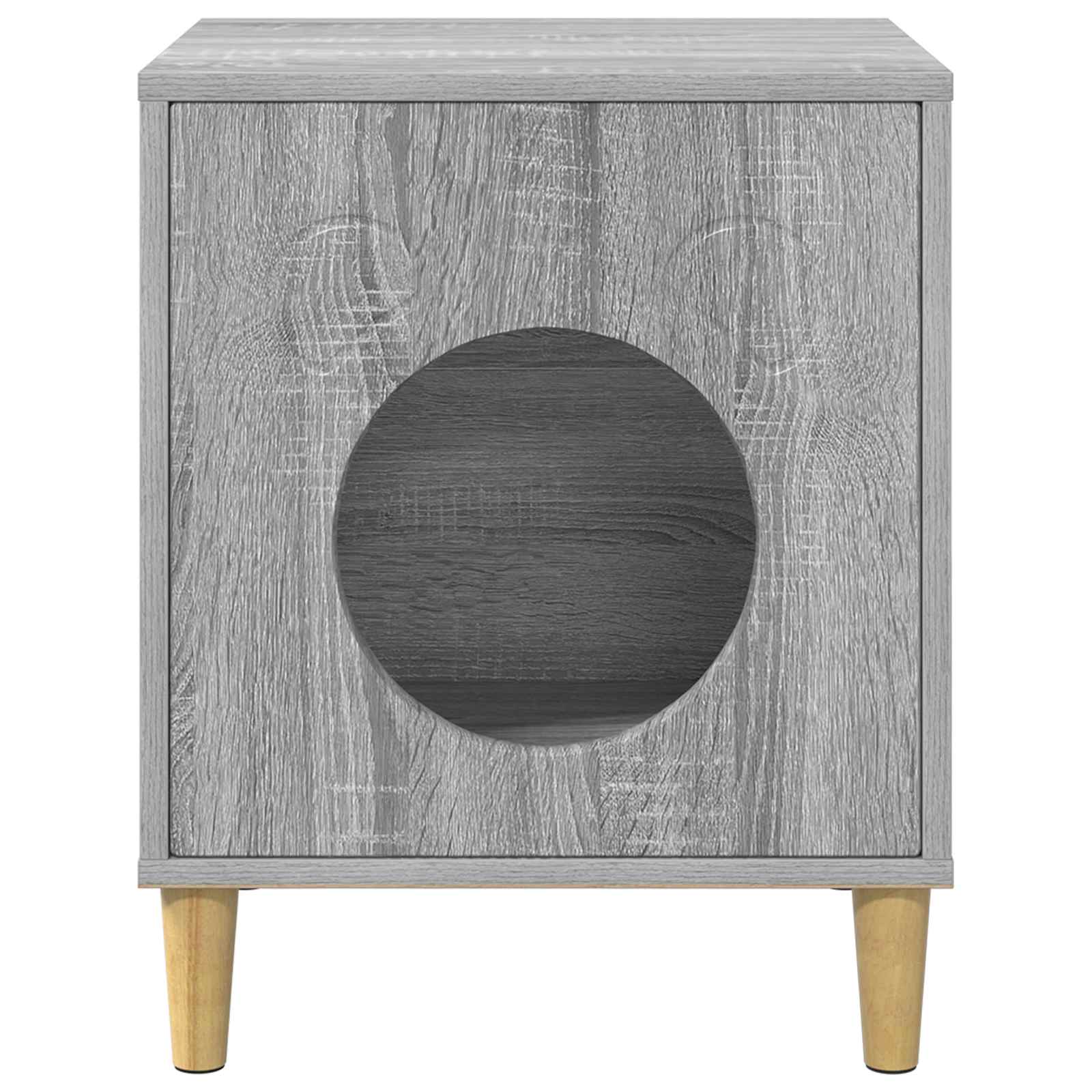 Kattenhuis Grijs Sonoma 42,5 x 40 x 53 cm Bewerkt hout