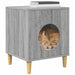 Kattenhuis Grijs Sonoma 42,5 x 40 x 53 cm Bewerkt hout