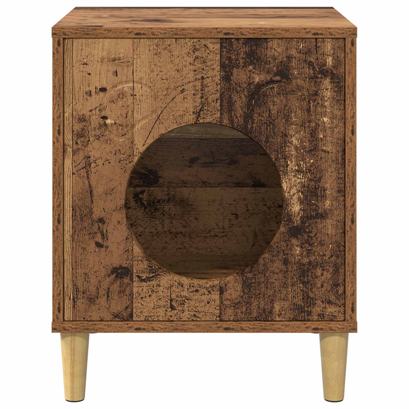 Kattenhuis Oudhout 42,5 x 40 x 53 cm Bewerkt hout