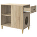 Kattenhuis Sonoma 72 x 42,5 x 70 cm Bewerkt hout