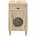 Kattenhuis Sonoma 72 x 42,5 x 70 cm Bewerkt hout