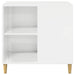 Kattenhuis Glanzend Wit 72 x 42,5 x 70 cm Bewerkt hout