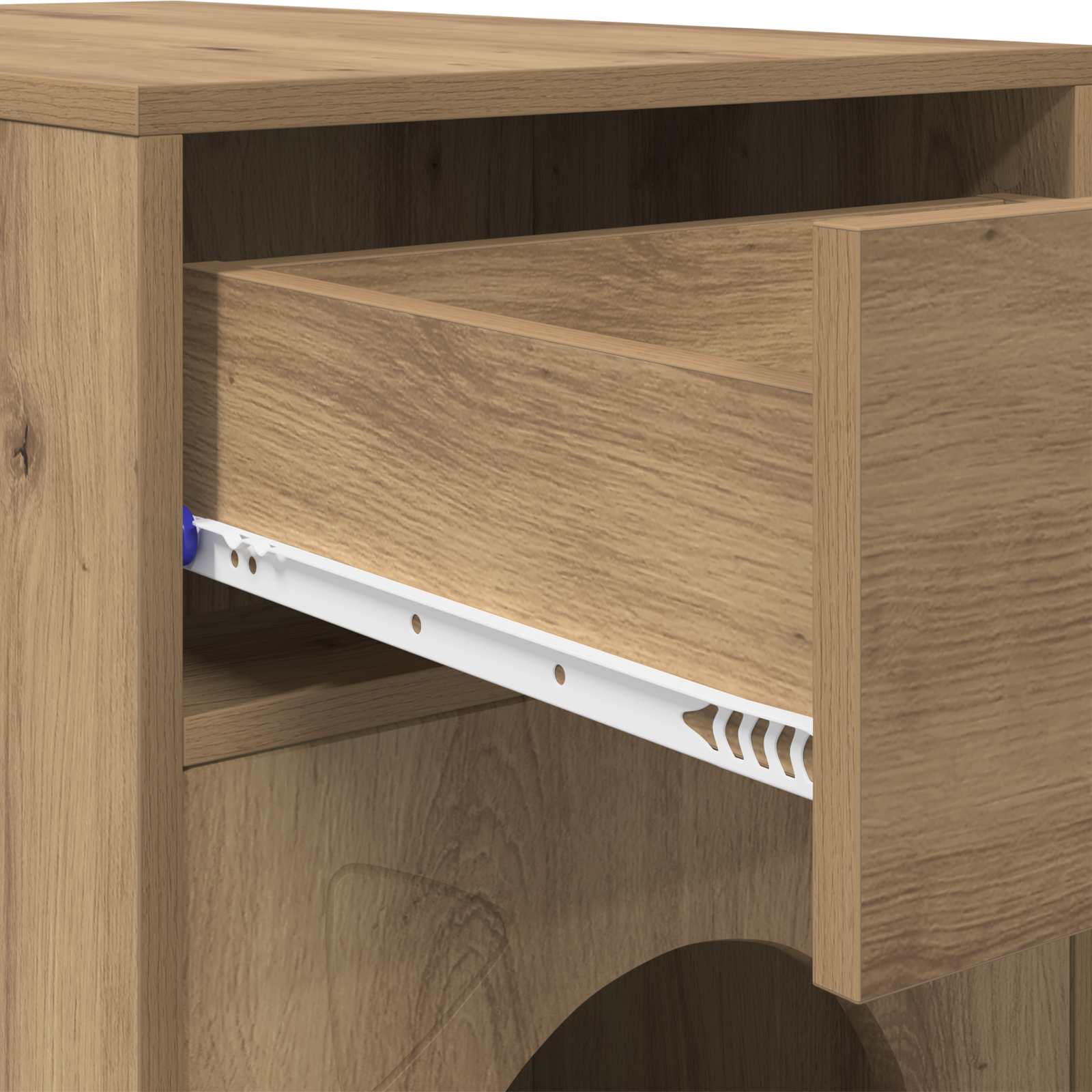 Kattenhuis Ambachtelijk eiken 72 x 42,5 x 70 cm Bewerkt hout