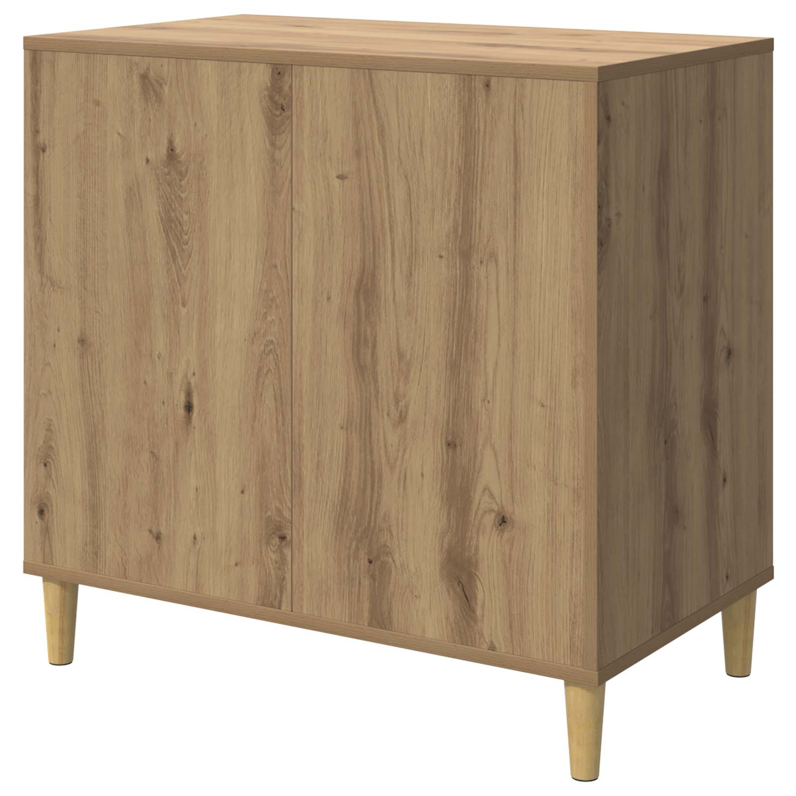Kattenhuis Ambachtelijk eiken 72 x 42,5 x 70 cm Bewerkt hout
