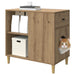 Kattenhuis Ambachtelijk eiken 72 x 42,5 x 70 cm Bewerkt hout