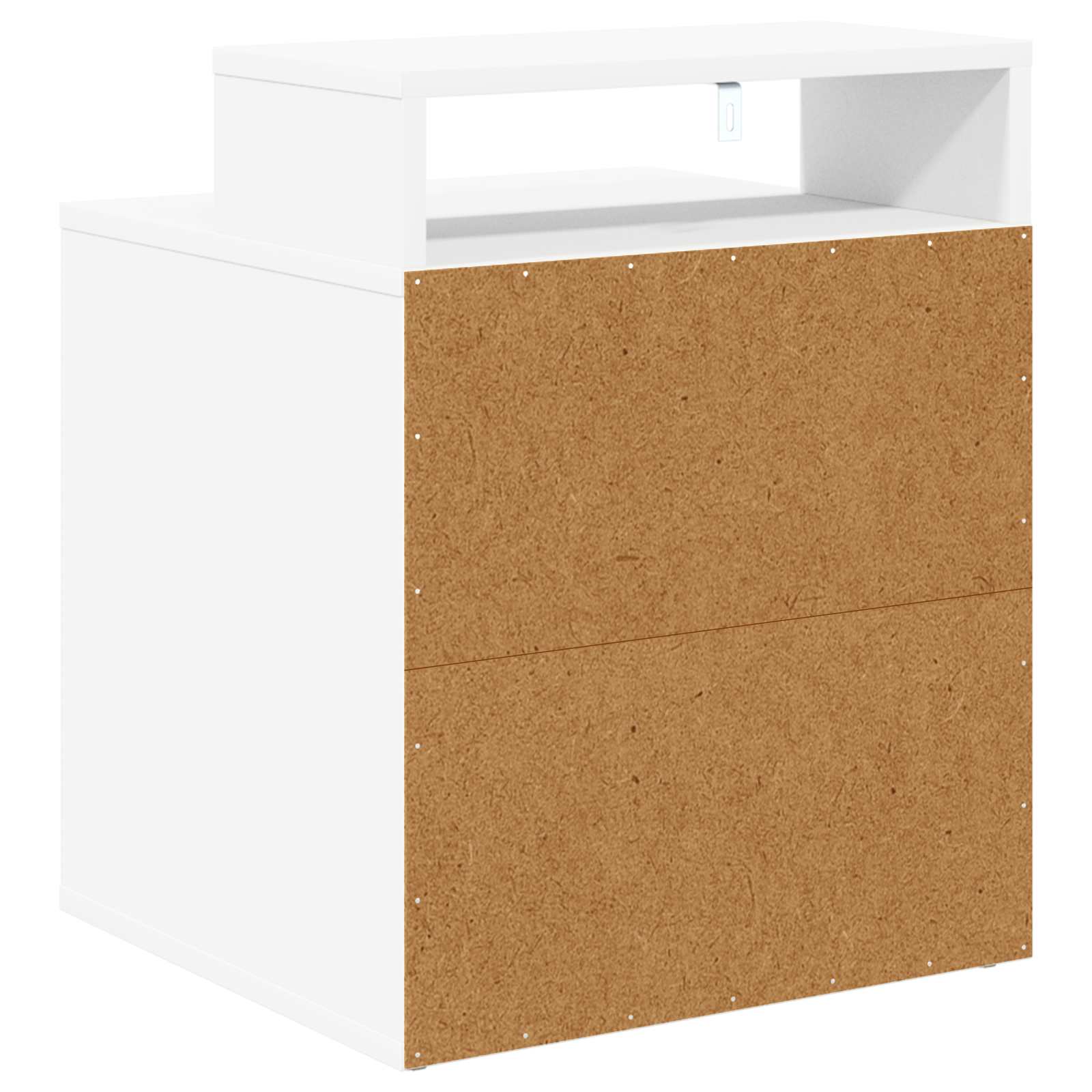 Kattenhuis Wit 42,5 x 40 x 53,5 cm Bewerkt hout