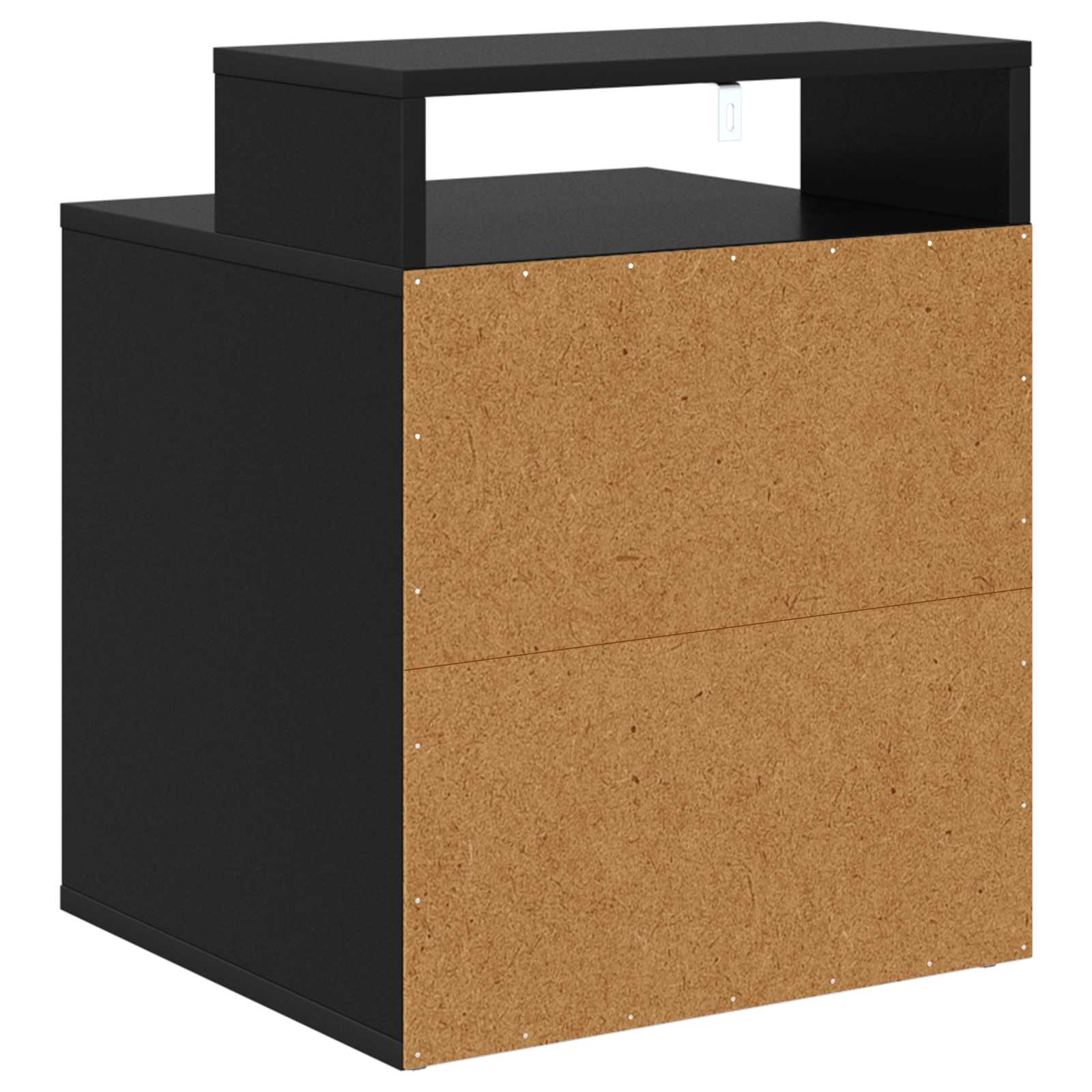 Kattenhuis Zwart 42,5 x 40 x 53,5 cm Bewerkt hout