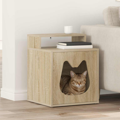 Kattenhuis Sonoma 42,5 x 40 x 53,5 cm Bewerkt hout