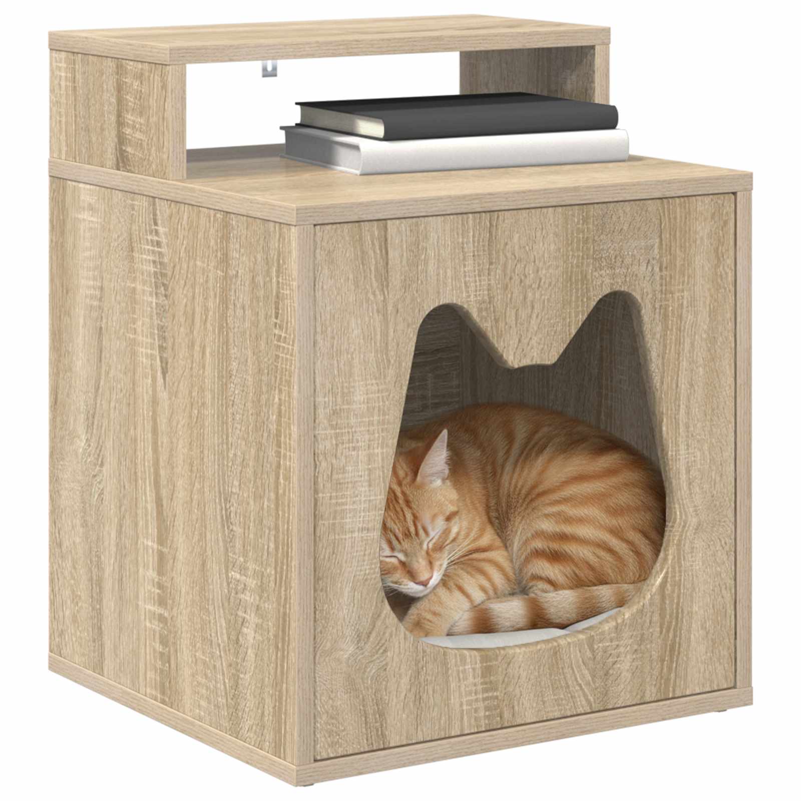 Kattenhuis Sonoma 42,5 x 40 x 53,5 cm Bewerkt hout