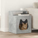 Kattenhuis Beton 42,5 x 40 x 53,5 cm Bewerkt hout