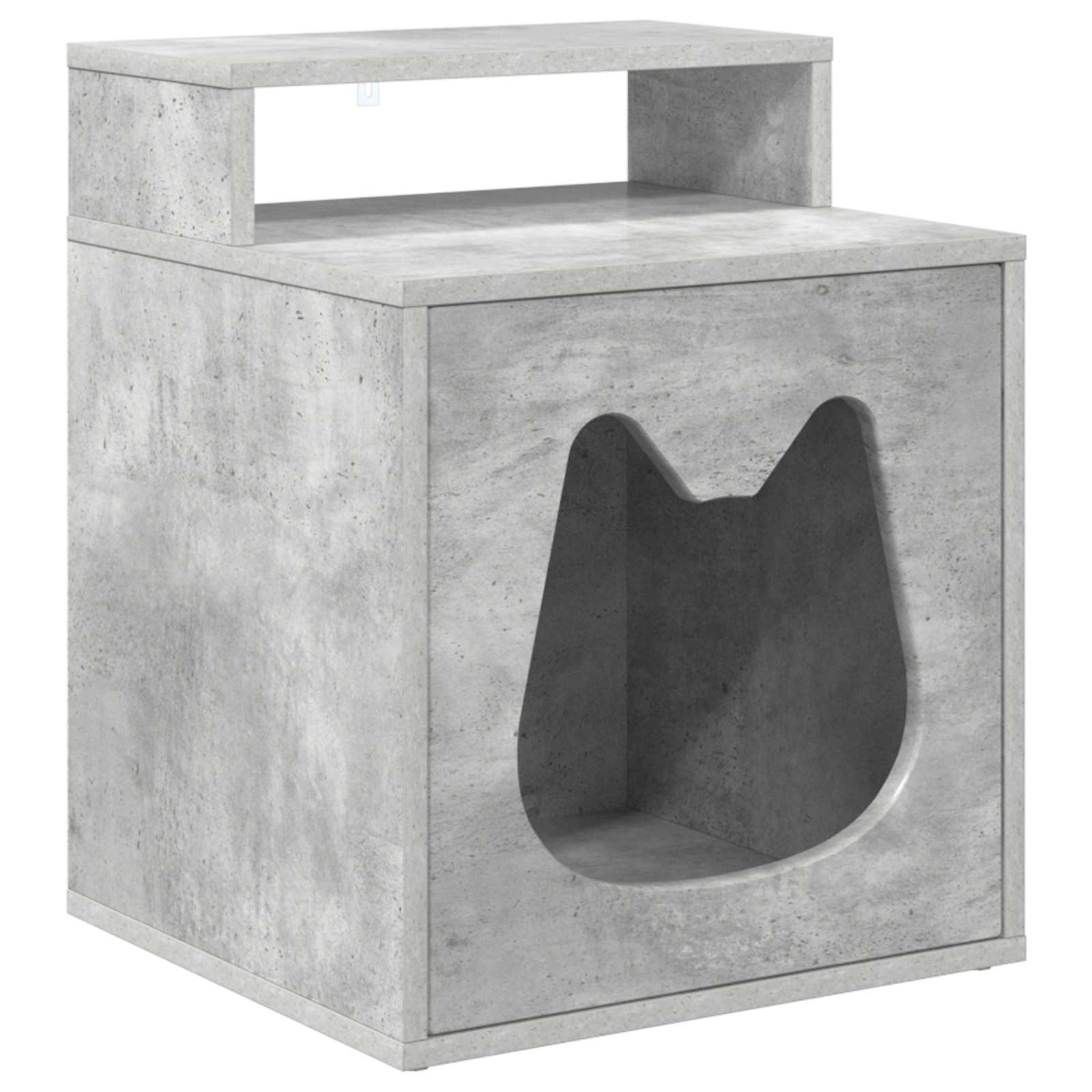 Kattenhuis Beton 42,5 x 40 x 53,5 cm Bewerkt hout