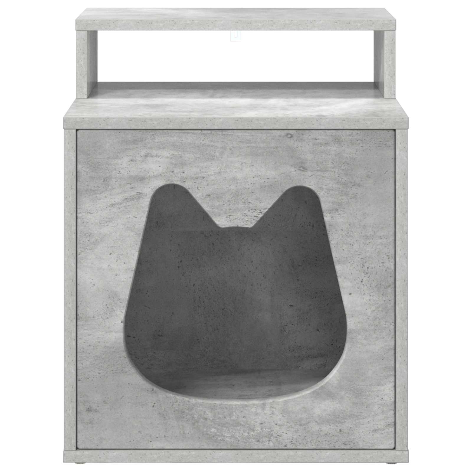 Kattenhuis Beton 42,5 x 40 x 53,5 cm Bewerkt hout