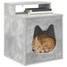 Kattenhuis Beton 42,5 x 40 x 53,5 cm Bewerkt hout