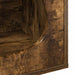 Kattenhuis Gerookt eiken 42,5 x 40 x 53,5 cm Bewerkt hout