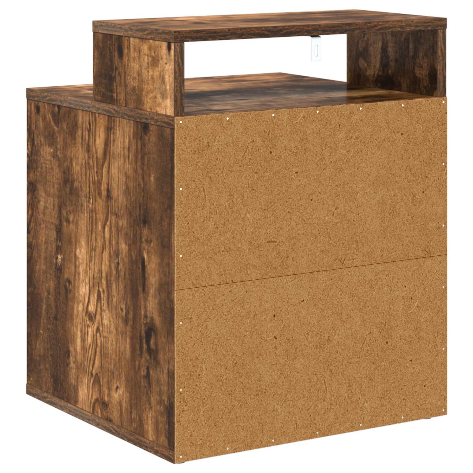 Kattenhuis Gerookt eiken 42,5 x 40 x 53,5 cm Bewerkt hout