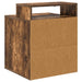 Kattenhuis Gerookt eiken 42,5 x 40 x 53,5 cm Bewerkt hout
