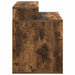 Kattenhuis Gerookt eiken 42,5 x 40 x 53,5 cm Bewerkt hout